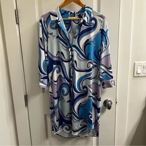 L’AGENCE groovy shirt dress